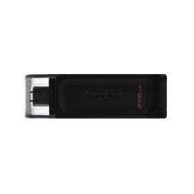 Kingston Technology DataTraveler 70 unidade de memória USB 256 GB USB Type-C 3.2 Gen 1 (3.1 Gen 1) Preto