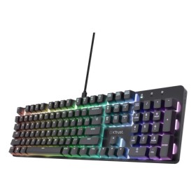 Trust GXT 871 Zora teclado Jogos USB QWERTY Inglês (Estados Unidos) Preto