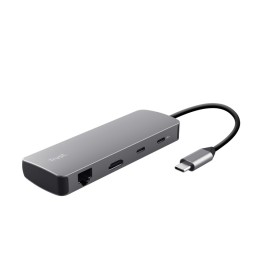 Trust 25672 hub de interface USB Type-C Cinzento