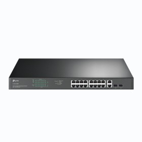 TP-Link TL-SG1218MP switch de rede Não-gerido Gigabit Ethernet (10 100 1000) Power over Ethernet (PoE) 1U Preto
