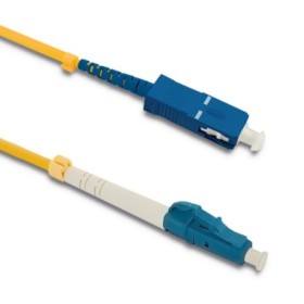 Qoltec Patchcord fiber optic LC/UPC - SC/UPC | Singlemode | 9/125 | G652D | Simplex | 7m