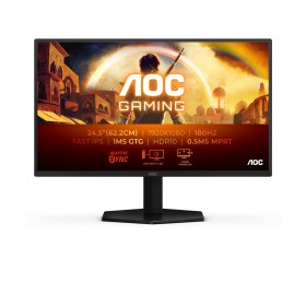 AOC G4 25G42E monitor de ecrã 62,2 cm (24.5") 1920 x 1080 pixels Full HD LED Preto, Vermelho