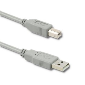 Qoltec USB 2.0 cable A male | B male | 1m