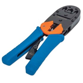 Intellinet 211048 alicate de corte Ferramenta de engaste Preto, Azul, Laranja
