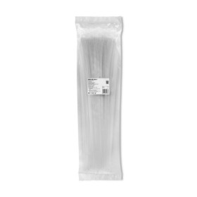 Qoltec Reusable Self-locking cable tie | 7.2*450 mm | Nylon UV | White