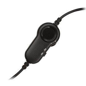 Logitech 981-000589 auscultador Auscultadores Com fios Fita de cabeça Escritório Call center Preto