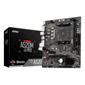 MSI A520M-A PRO motherboard AMD A520 Socket AM4 micro ATX
