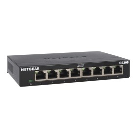 NETGEAR GS308-300PES switch de rede Não-gerido L2 Gigabit Ethernet (10 100 1000) Preto