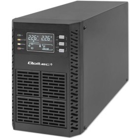 Qoltec Uninterruptible Power Supply UPS | 1kVA | 1000W | Power factor 1.0 | LCD | EPO | USB | On-line