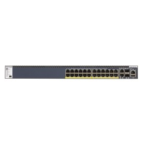 NETGEAR M4300-28G-PoE+ Gerido L2 L3 L4 10G Ethernet (100 1000 10000) Power over Ethernet (PoE) 1U Preto