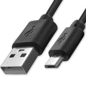 Qoltec USB A male | micro USB B male | 0.5m | BULK cable