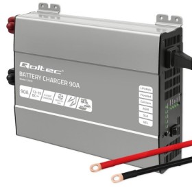 Qoltec Smart Monolith charger for LiFePO4 AGM GEL SLA batteries | 90A | 12V | Fast charging