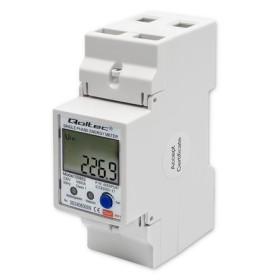 Qoltec Single phase electronic energy consumption meter for DIN rail  | 230 V | LCD | Wi-fi