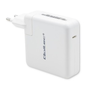 Qoltec Power charger FAST 96W| 5-20V | 3- 4.7A | USB C PD | Laptop | Smartfon | White