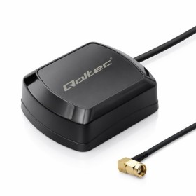 Qoltec Mobile  GPS GLONASS Antenna with Magnetic Base | Omnidirectional | 28dBi | SMA RA