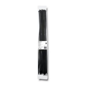 Qoltec Self-locking cable tie | 4.8*500mm | 50 pcs. | Nylon66 | UV | Black
