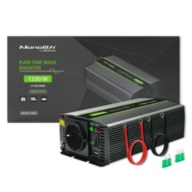 Qoltec Pure Sine Wave Inverter Monolith| 600W | 1200W | 12V to 230V