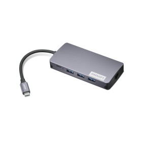 Lenovo GX91M73946 base & duplicador de portas Com fios USB 3.2 Gen 1 (3.1 Gen 1) Type-C Cinzento