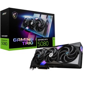 MSI GAMING GEFORCE RTX 5080 16G TRIO OC placa de vídeo NVIDIA 16 GB GDDR7