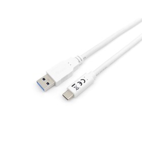 Equip 128364 Cabo USB 3.2 Gen 1 C para A, M M , 2,0 m, 5 Gbps, branco