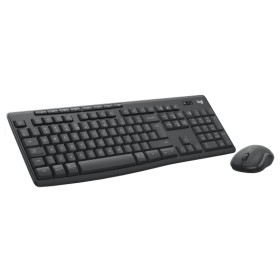 Logitech 920-012077 teclado Rato incluído Escritório Bluetooth QWERTY Estados Unidos (Internacional) Grafite