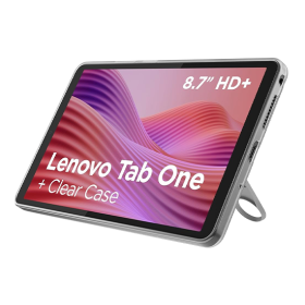 Tablet Lenovo Tab One 4GB RAM 128GB WiFi with Clear Case - Grey