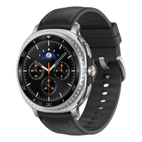 Samsung Galaxy Watch 8 Classic 3,3 cm (1.3") AMOLED 46 mm Digital 438 x 438 pixels Ecrã táctil 4G Prateado Wi-Fi GPS