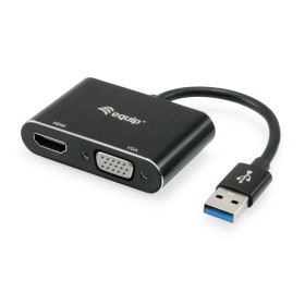 Equip Adaptador USB 3.0 para HDMI VGA (HD15)