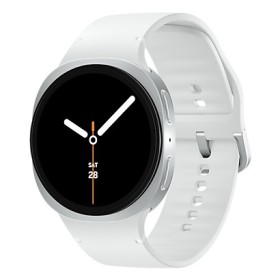 Samsung Galaxy Watch 8 3,81 cm (1.5") AMOLED 44 mm Digital 480 x 480 pixels Ecrã táctil Prateado Wi-Fi GPS