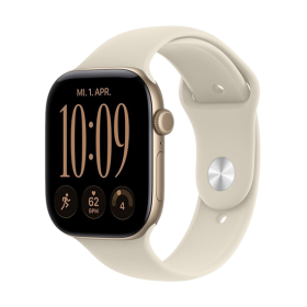 Watch Apple Watch Series 12 (2026) GPS 46mm Light Gold Aluminium Case with Sand Sport Band S/M - Light Gold