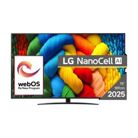 LG NanoCell AI 75NANO81A3A TV 190,5 cm (75") 4K Ultra HD Smart TV Wi-Fi Preto