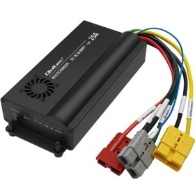 Qoltec Automatic 12V DC-DC Charger with MPPT Controller | 25A | LiFePO4 AGM GEL STD