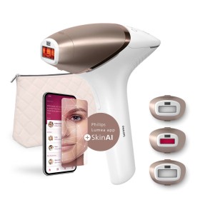 Philips BRI973 00 Depiladora de Luz Pulsada Luz Pulsada Intensa (IPL) Rosa dourado, Branco