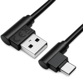 Qoltec Cable USB type C male | USB 2.0 A male | 1m