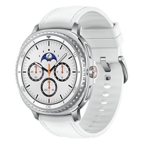Samsung Galaxy Watch 8 Classic 3,3 cm (1.3") AMOLED 46 mm Digital 438 x 438 pixels Ecrã táctil 4G Prateado Wi-Fi GPS