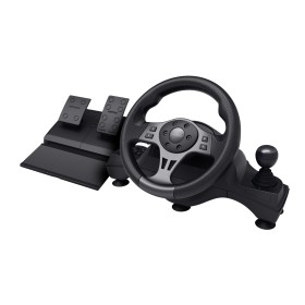 Trust GXT 289 Movi Preto USB Volante + Pedais Nintendo Switch, PlayStation 4, Xbox One S, Xbox One X, Xbox Series S, Xbox