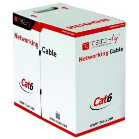 Techly ITP9-FLU-0305 cabo de rede Cinzento 305 m Cat6 U UTP (UTP)