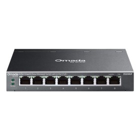 TP-Link Omada ES208GP switch de rede Gerido L2 Gigabit Ethernet (10 100 1000) Power over Ethernet (PoE) DIN rail Preto