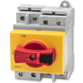 Qoltec DC isolator with locking function | Main switch | 1200V | 32A | 8kV | 4P