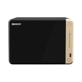 QNAP TS-664 NAS Tower Intel® Celeron® N5095 8 GB DDR4 0 TB QNAP QTS Preto, Bronze