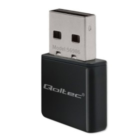 Qoltec Wireless Ultra High Speed Mini Adapter NANO WiFi | Standard N | USB 2.0 | 300Mbps