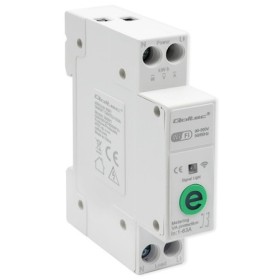 Qoltec Wi-fi DIN rail relay with electricity meter 63A| eWeLink by Sonoff | Wi-Fi | LED