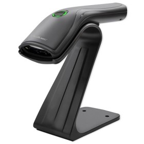 Qoltec Stationary barcode reader code scanner + reader stand | 1D | USB