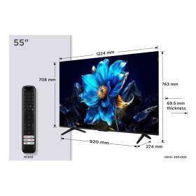 TCL P79K 55P79K TV 139,7 cm (55") 4K Ultra HD Smart TV Wi-Fi Metálico 430 cd m²