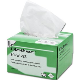 Qoltec Dust-free paper for fiber optic network | 280 pcs.