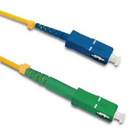 Qoltec Patchcord fiber optic SC/APC - SC/UPC | Singlemode | 9/125 | G652D | Simplex | 2m