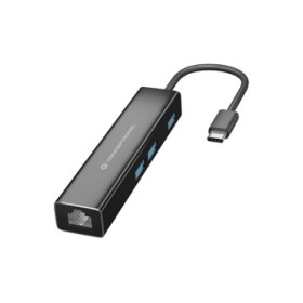 Conceptronic DONN07B base & duplicador de portas USB 3.2 Gen 1 (3.1 Gen 1) Type-C Preto