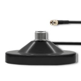 Qoltec Magnetic base with cable 2m | N Female | SMA Female