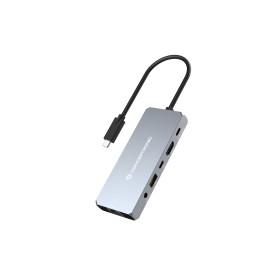 Conceptronic DONN22G base & duplicador de portas Com fios USB 3.2 Gen 2 (3.1 Gen 2) Type-C Cinzento
