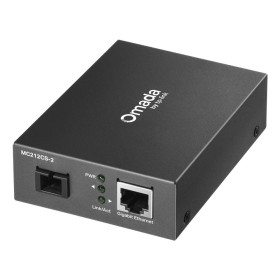 TP-Link Omada MC212CS-2 conversor de rede de média 1000 Mbit s 1550 nm Modo único Preto
